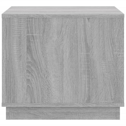 Sofabord 51x50x44 cm konstrueret træ grå sonoma-eg