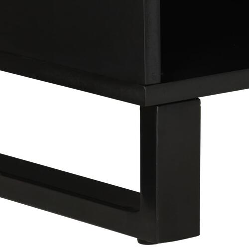 Tv-bord 100x33x46 cm massivt mangotræ og konstrueret træ