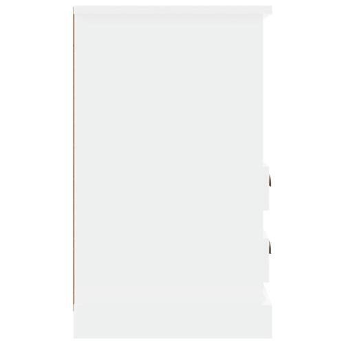 Sengebord 43x36x60 cm hvid