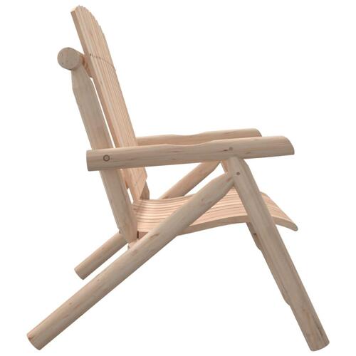 2-personers havebænk 119x85x98 cm massivt grantræ