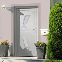 Hoveddør 98x200 cm PVC hvid