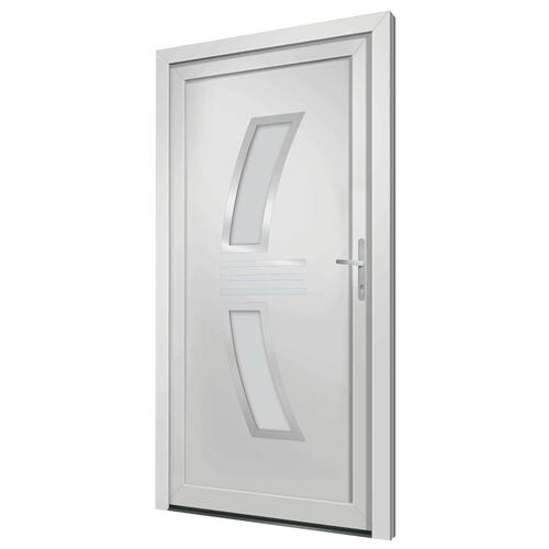 Hoveddør 98x200 cm PVC hvid