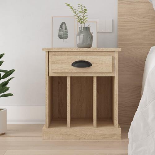 Sengebord 43x36x50 cm sonoma-eg