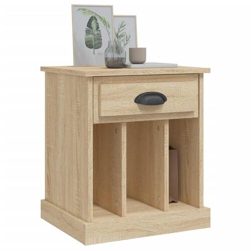 Sengebord 43x36x50 cm sonoma-eg