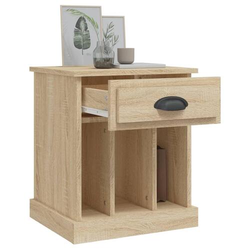 Sengebord 43x36x50 cm sonoma-eg