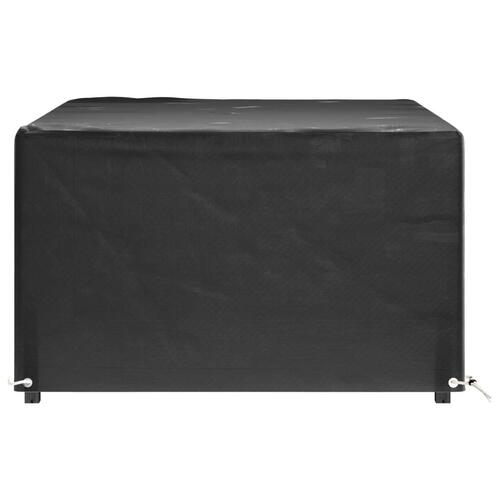 Havemøbelovertræk 2 stk. 180x135x80 cm 8 øjer rektangulær