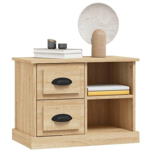 Sengebord 60x35,5x45 cm sonoma-eg