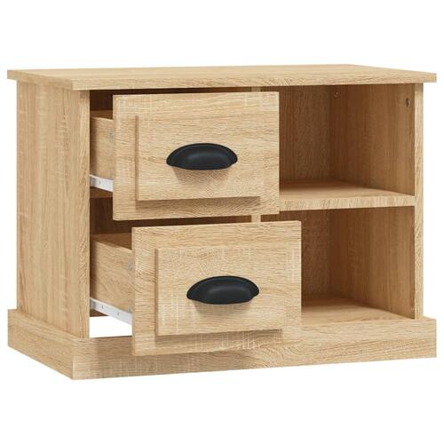 Sengebord 60x35,5x45 cm sonoma-eg