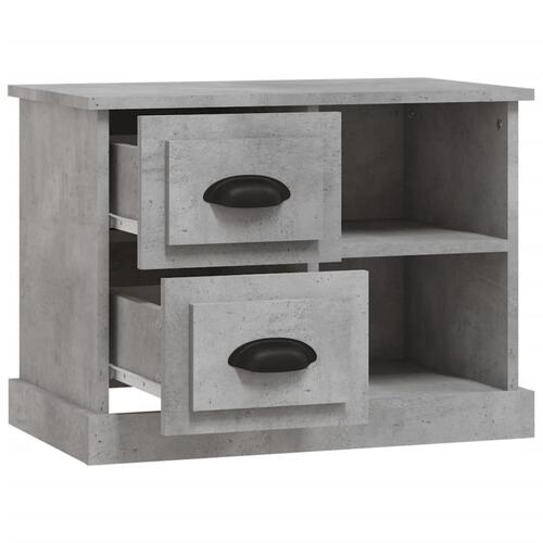 Sengebord 60x35,5x45 cm betongrå