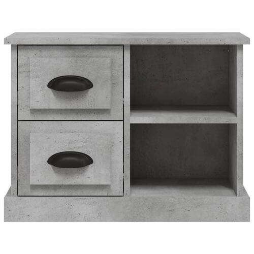 Sengebord 60x35,5x45 cm betongrå