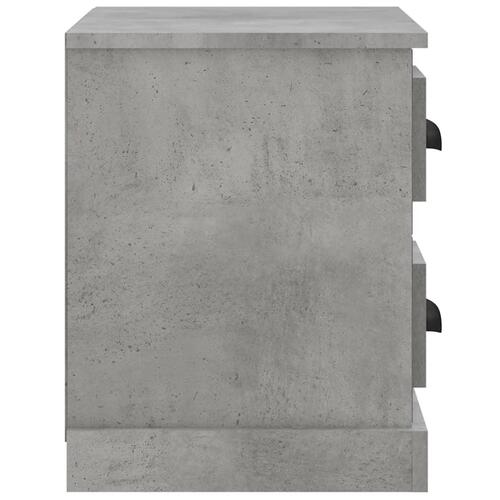 Sengebord 60x35,5x45 cm betongrå