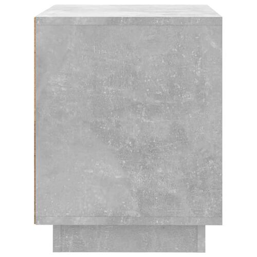 Sengeborde 2 stk. 44x35x45 cm konstrueret træ betongrå