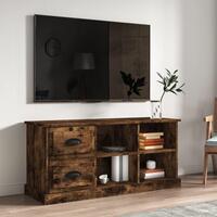 Tv-bord 102x35,5x47,5 cm konstrueret træ røget egetræsfarve