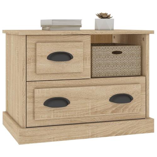 Sengebord 60x39x45 cm sonoma-eg