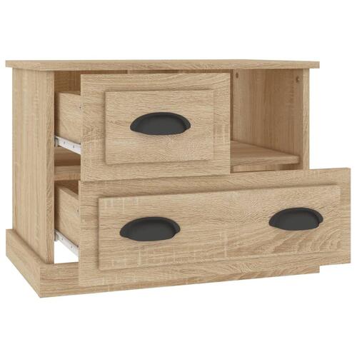 Sengebord 60x39x45 cm sonoma-eg