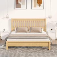 Sengeborde 2 stk. 44x35x45 cm konstrueret træ hvid højglans