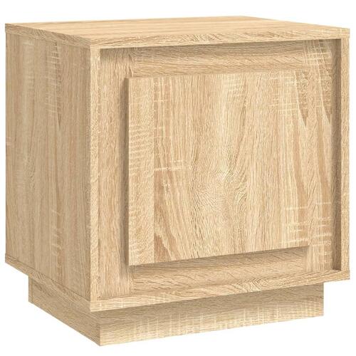 Sengebord 44x35x45 cm konstrueret træ sonoma-eg
