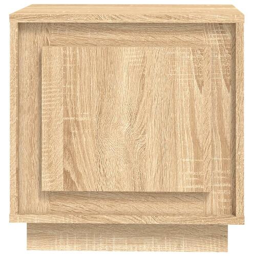 Sengebord 44x35x45 cm konstrueret træ sonoma-eg