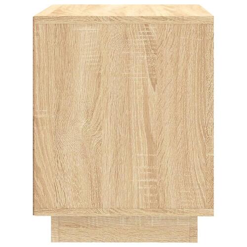 Sengebord 44x35x45 cm konstrueret træ sonoma-eg