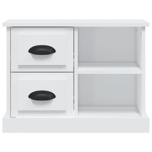 Sengebord 60x35,5x45 cm hvid