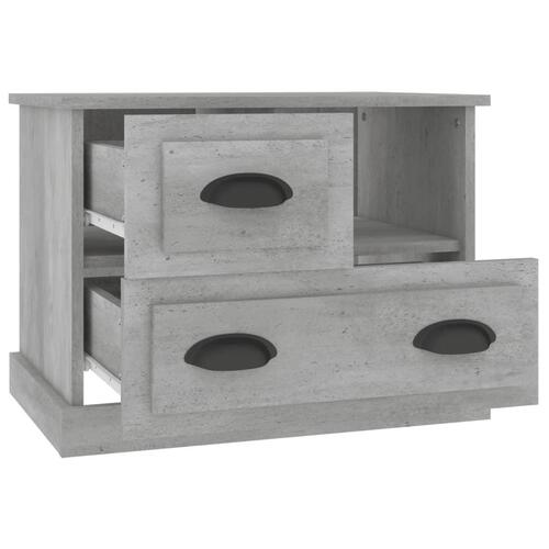 Sengebord 60x39x45 cm betongrå