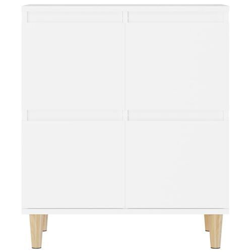 Skænke 3 stk. 60x35x70 cm konstrueret træ hvid