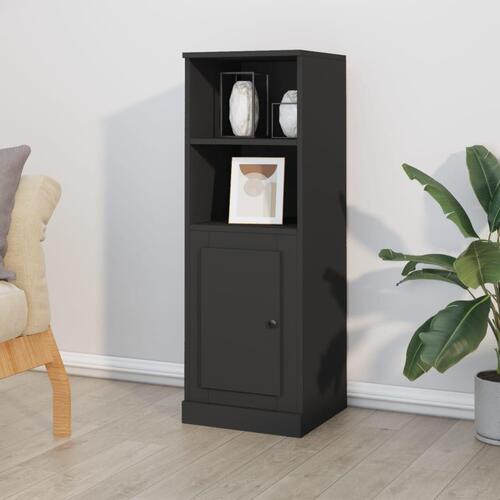 Skab 36x35,5x103,5 cm konstrueret træ sort