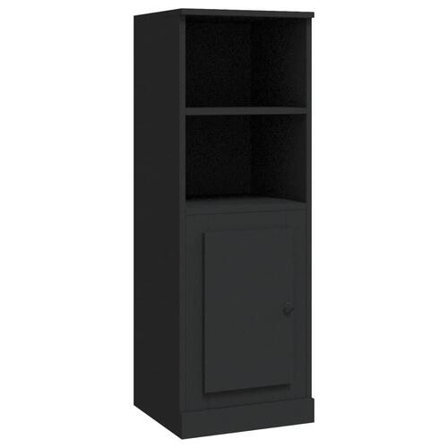 Skab 36x35,5x103,5 cm konstrueret træ sort