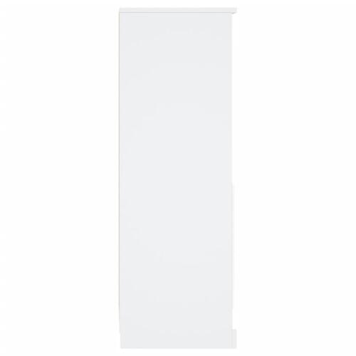 Skab 36x35,5x103,5 cm konstrueret træ hvid