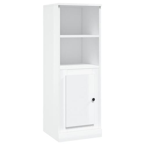 Skab 36x35,5x103,5 cm konstrueret træ hvid højglans