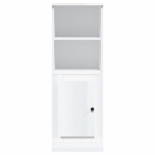 Skab 36x35,5x103,5 cm konstrueret træ hvid højglans