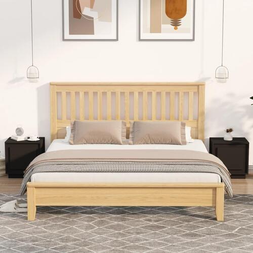 Sengeborde 2 stk. 44x35x45 cm konstrueret træ sort
