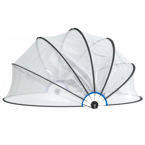 Poolkuppel 467x234 cm rund PVC