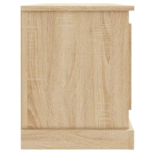 Tv-bord 100x35,5x45 cm konstrueret træ sonoma-eg