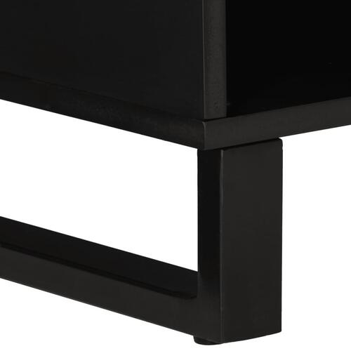 Tv-bord 100x33x46 cm massivt genbrugstræ og konstrueret træ