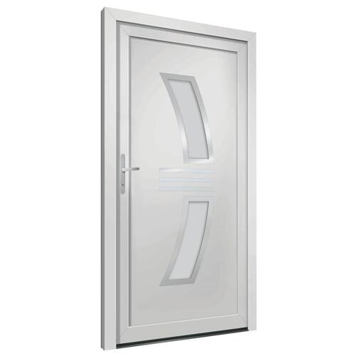 Hoveddør 98x208 cm PVC hvid