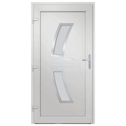 Hoveddør 98x208 cm PVC hvid