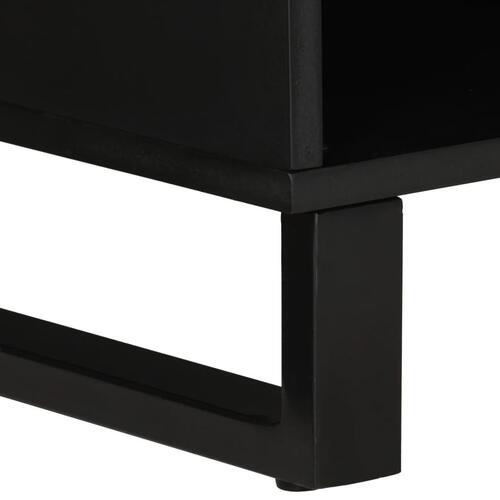 Tv-bord 100x33x46 cm massivt genbrugstræ og konstrueret træ