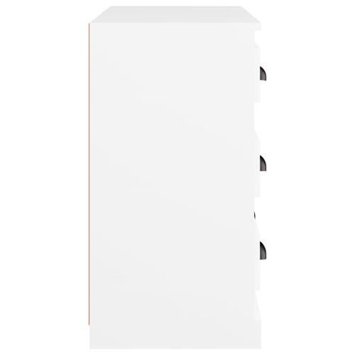 Skænk 70x35,5x67,5 cm konstrueret træ hvid