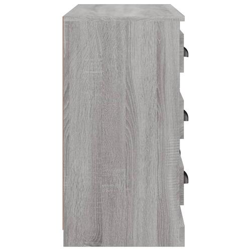Skænk 70x35,5x67,5 cm konstrueret træ grå sonoma-eg