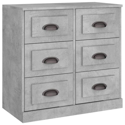 Skænk 70x35,5x67,5 cm konstrueret træ betongrå