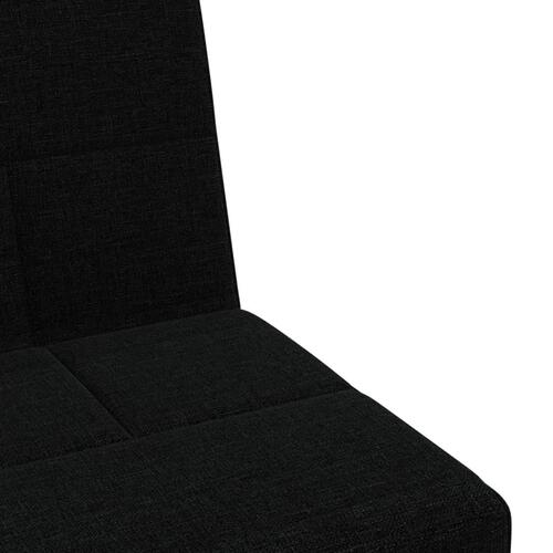 Sovesofa med kopholdere stof sort