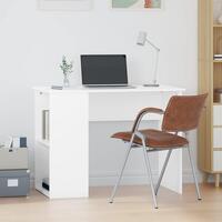 Skrivebord 100x55x75 cm konstrueret træ hvid