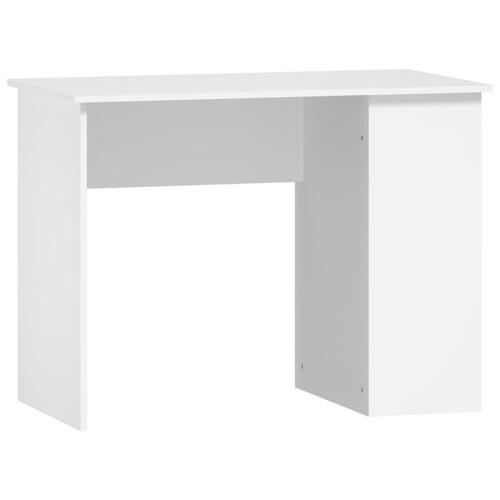 Skrivebord 100x55x75 cm konstrueret træ hvid