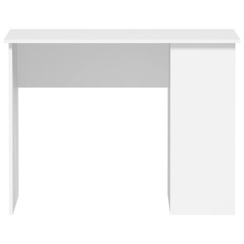 Skrivebord 100x55x75 cm konstrueret træ hvid