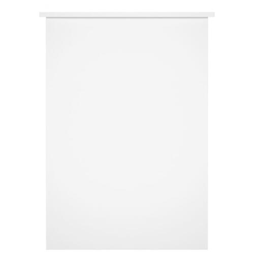 Skrivebord 100x55x75 cm konstrueret træ hvid