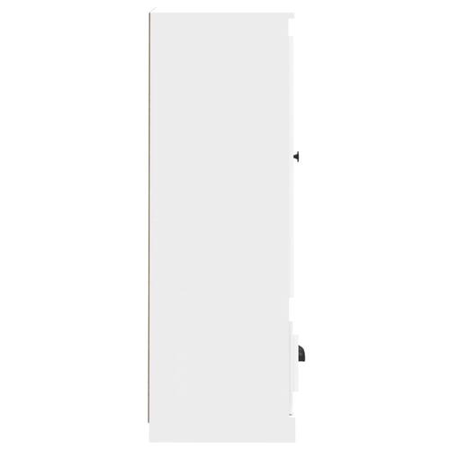 Skab 36x35,5x103,5 cm konstrueret træ hvid