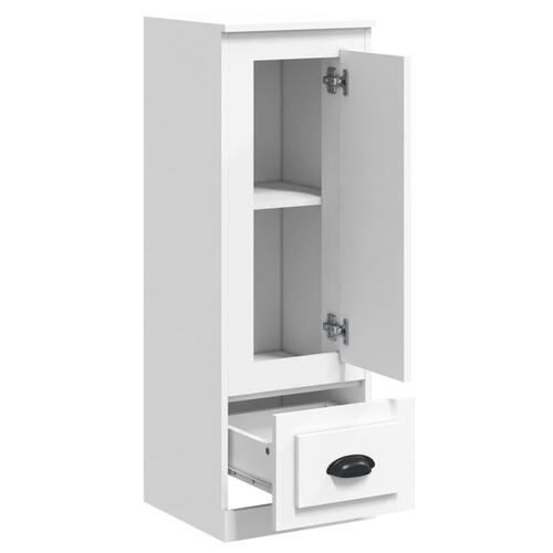 Skab 36x35,5x103,5 cm konstrueret træ hvid