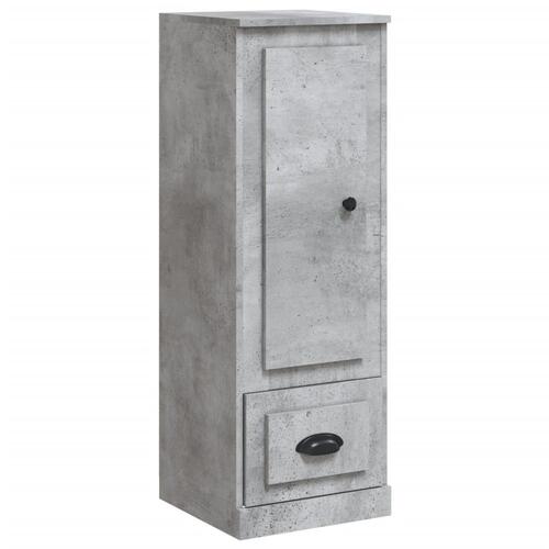Skab 36x35,5x103,5 cm konstrueret træ betongrå