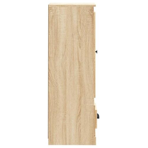 Skab 36x35,5x103,5 cm konstrueret træ sonoma-eg